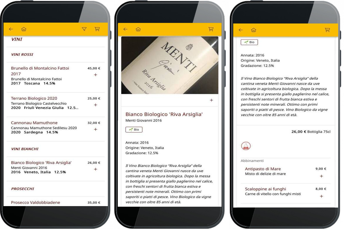 aTavolaMenu Menu Digitale Gratis Come abbinare cibo e vino nel menu digitale